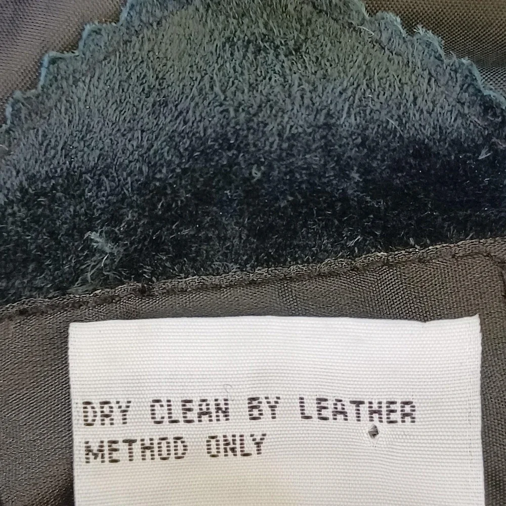 Dennis Basso Genuine‎ Leather Suede Black Blazer Jacket Women's L